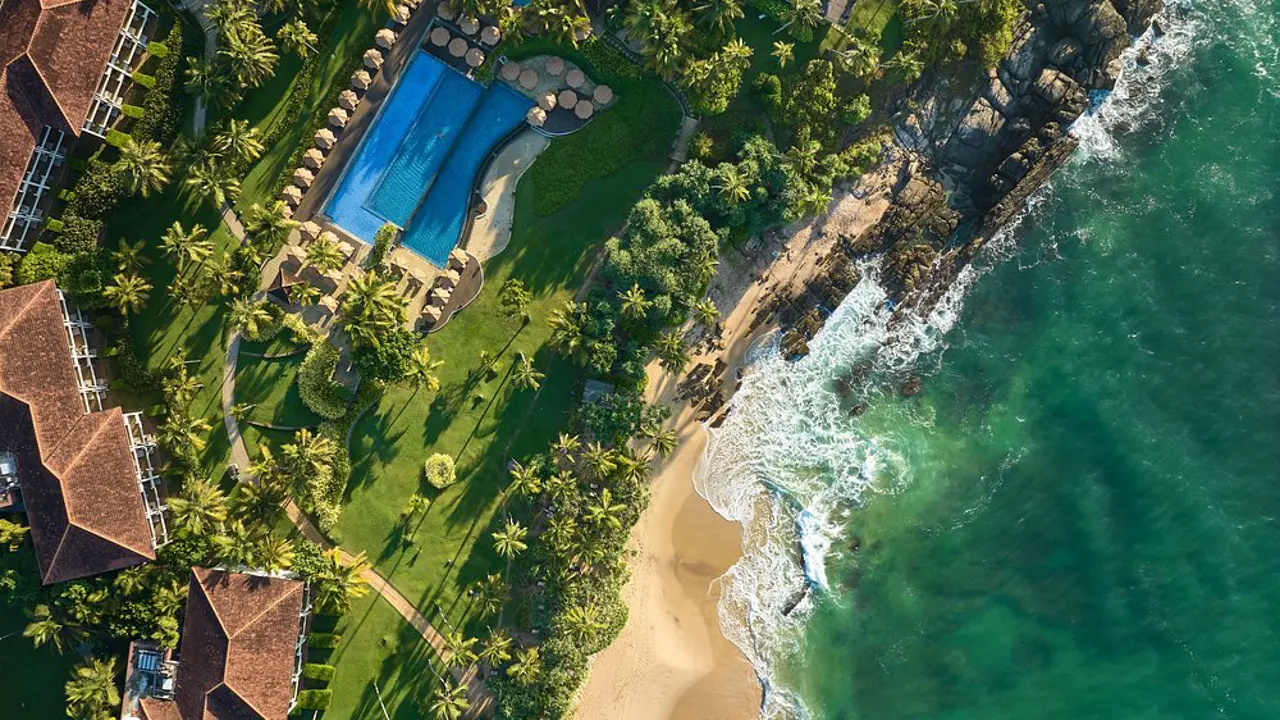 Anantara Peace Haven, Tangalle, aerial view