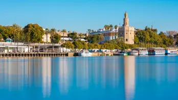 Guadalquivir River and Torre Del Oro, Seville