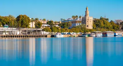 Guadalquivir River and Torre Del Oro, Seville
