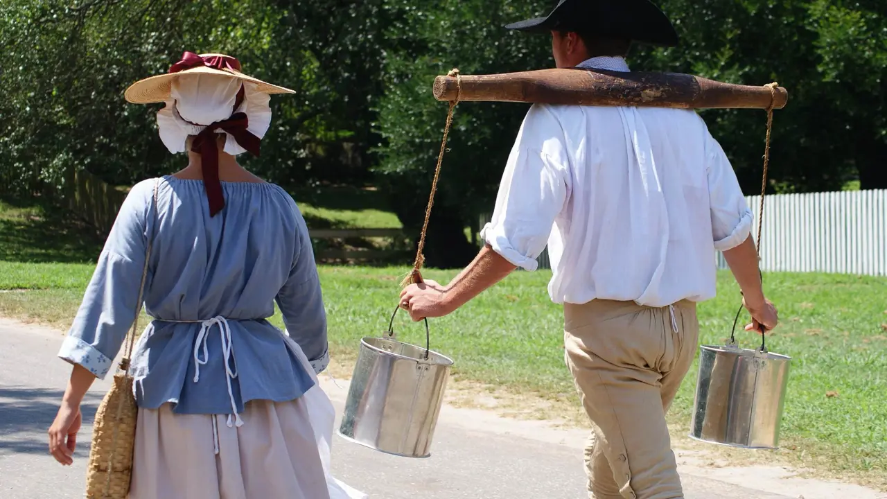Colonial costumes, Williamsburg