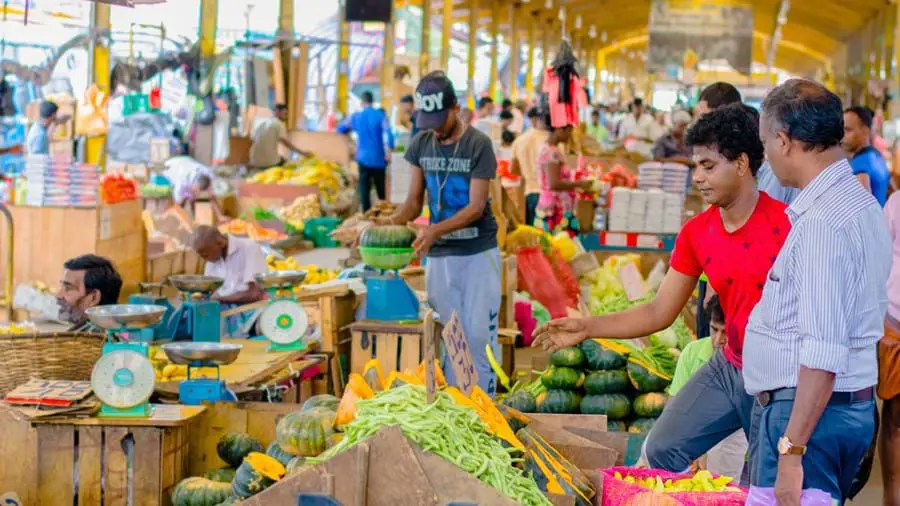 Sri Lanka Colombo Market