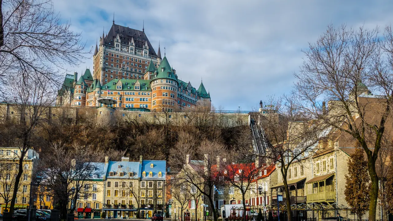 Château Frontenac and Lower Old Town, Québec