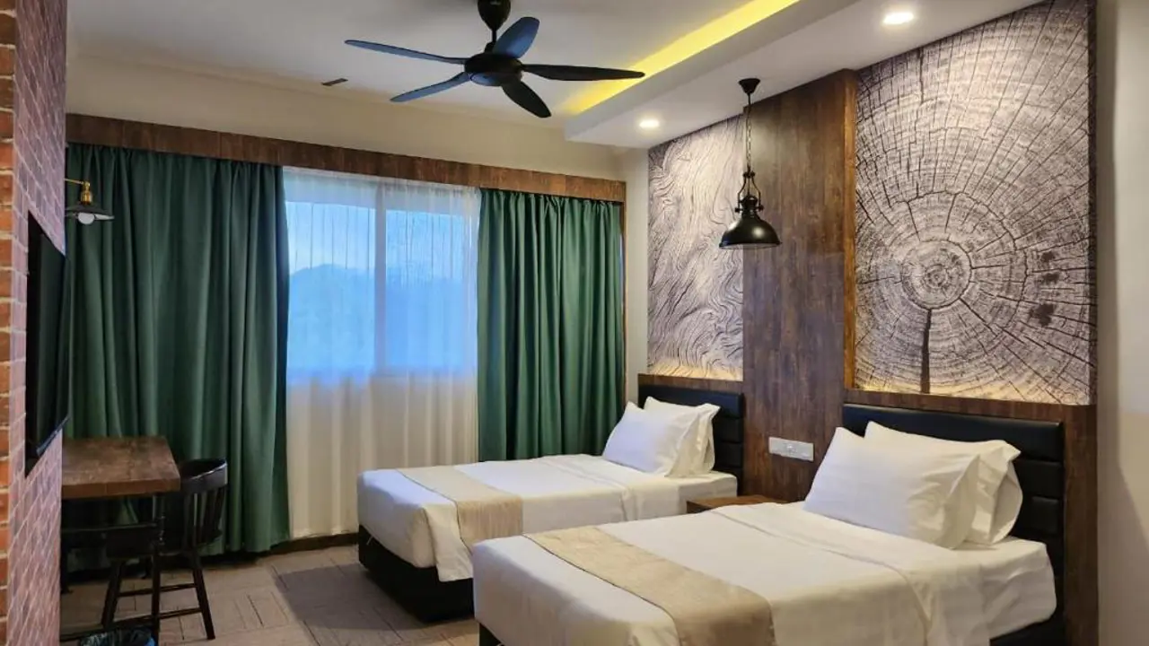 Perkasa Hotel Mt. Kinabalu, Ranau, twin room
