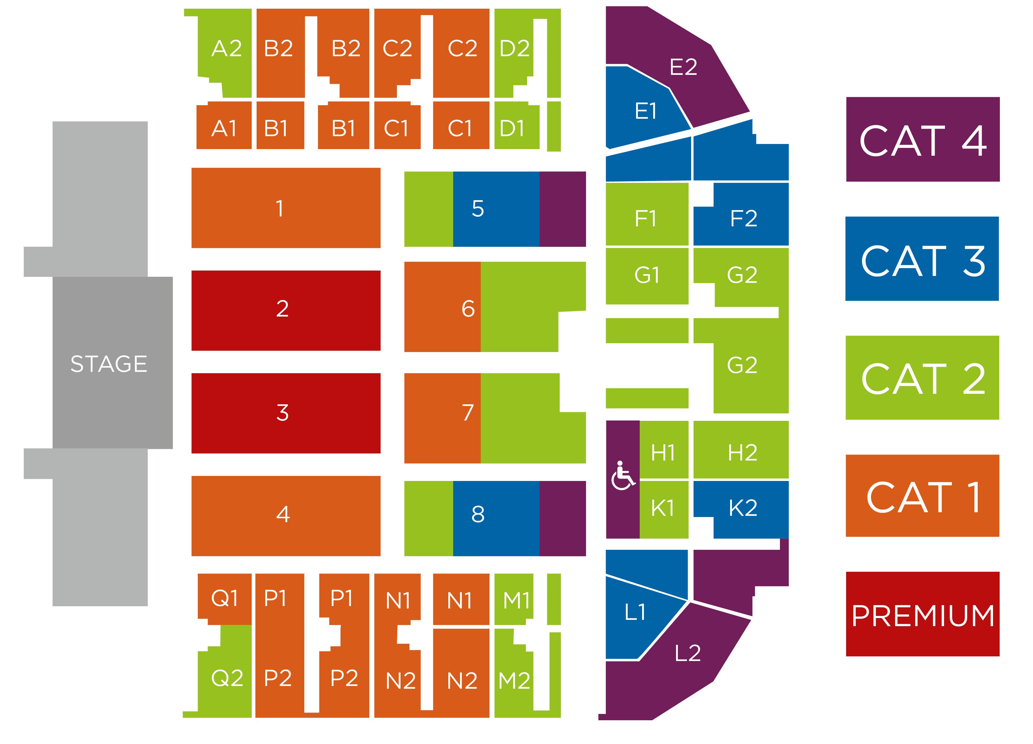 Andre Rieu Maastricht Concert Seating Plan