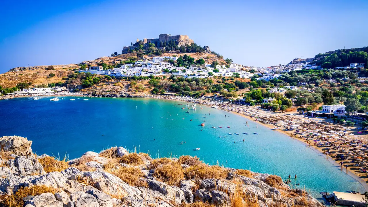 Lindos Acropolis, Rhodes, Greece