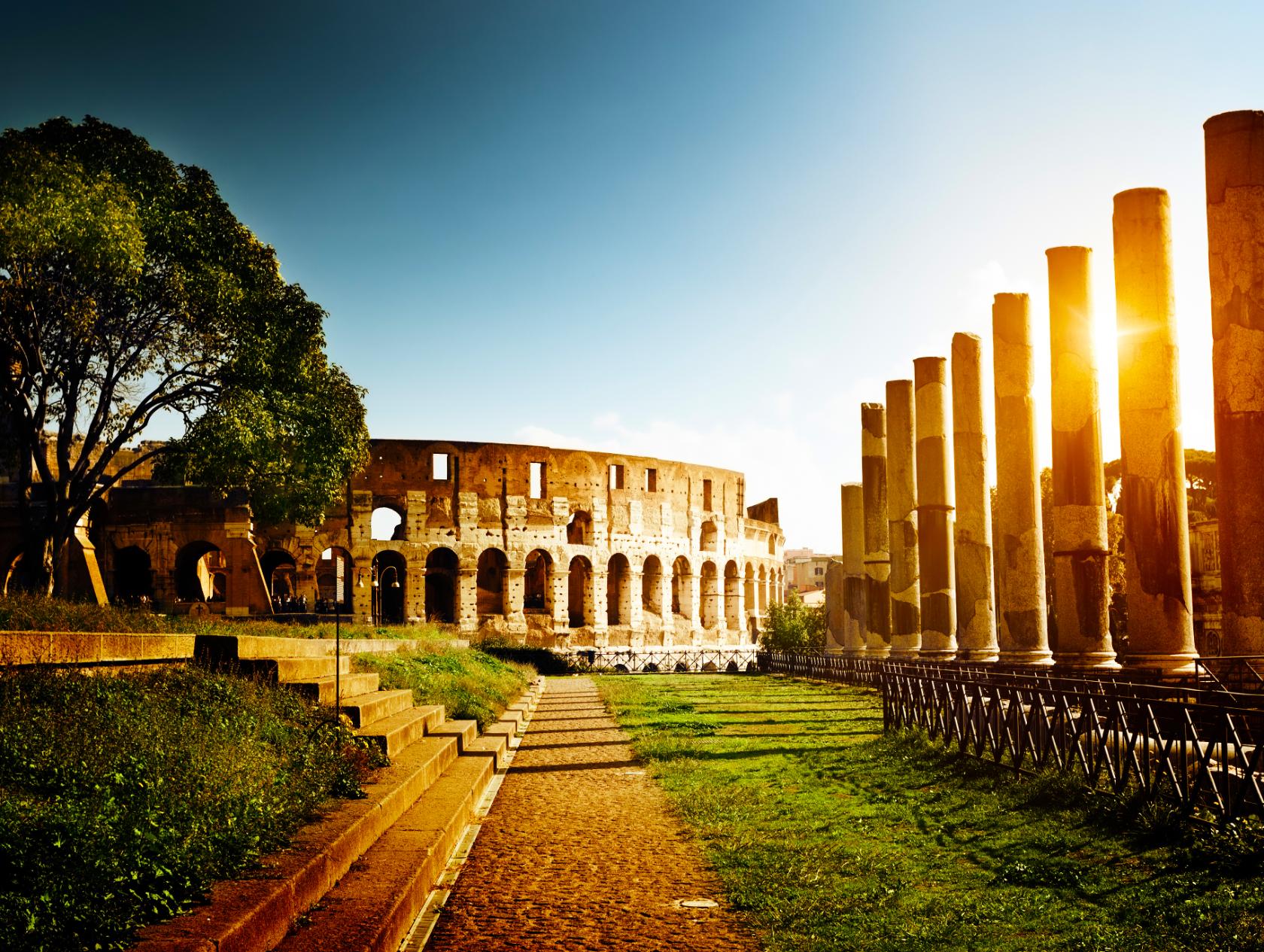 Colosseum In Rome, Italy