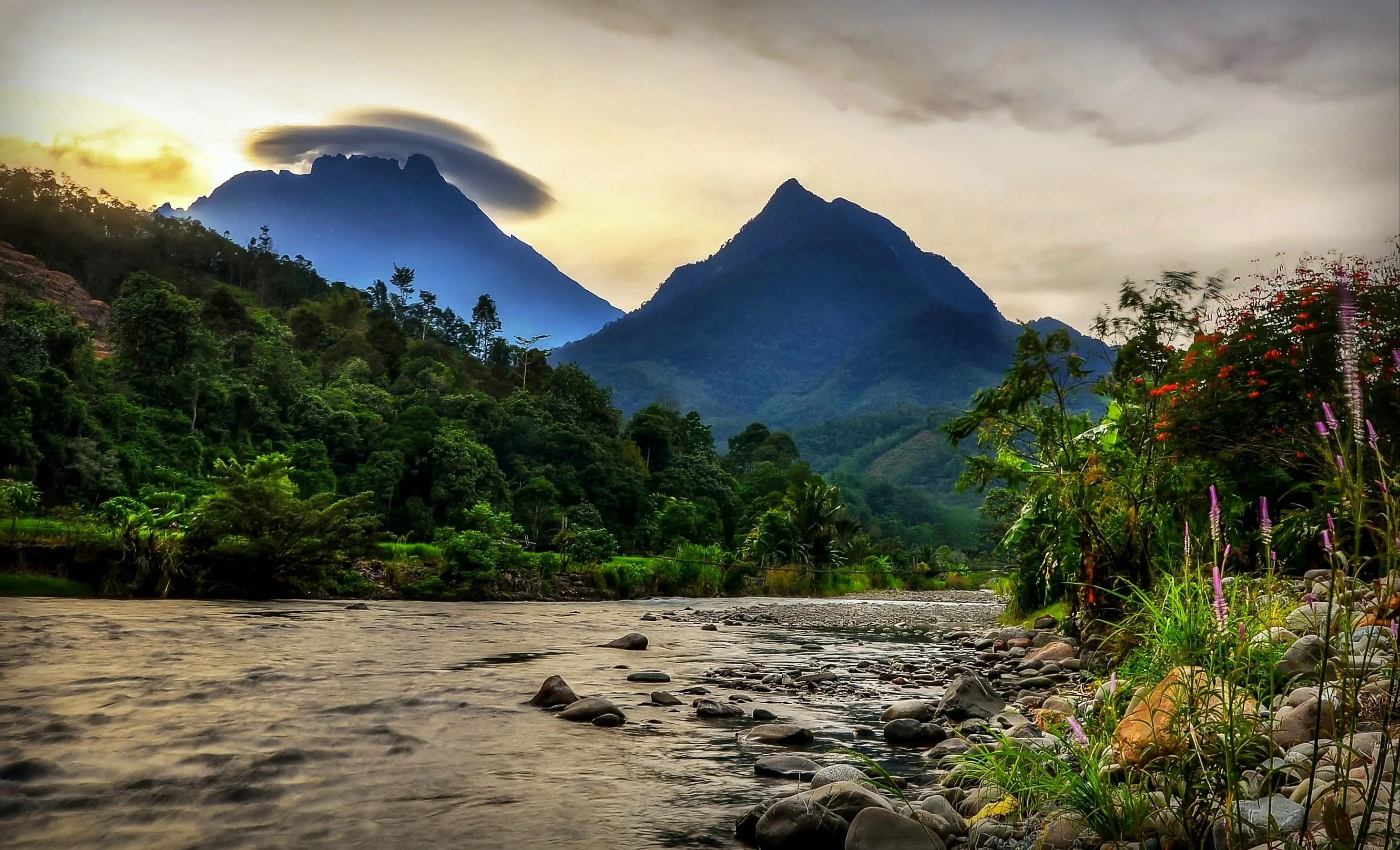 The Village Of Tambatuon, Kota Belud, Borneo