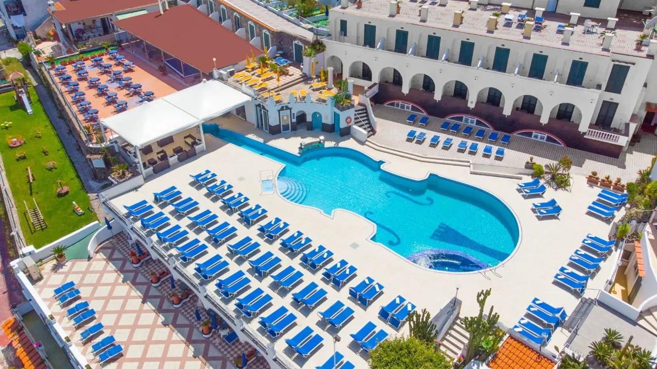Hotel President Terme, Ischia, Aerial View
