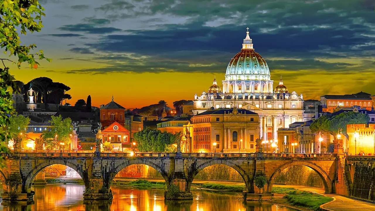 Vatican Dome Of Saint Peter's Basilica, Rome