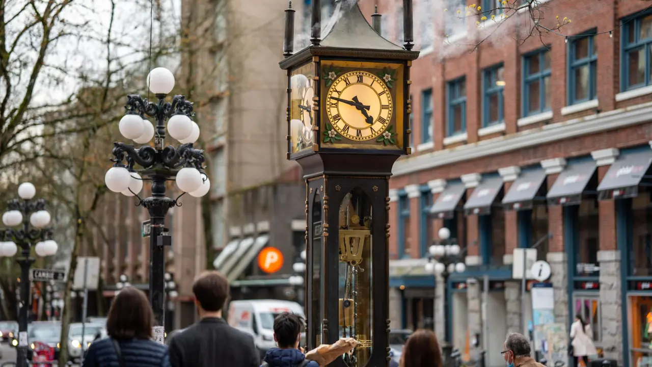 Gastown steam clock, Vancouver