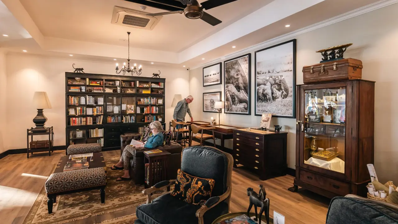 The Chobe Safari Lodge Explorers Lounge 