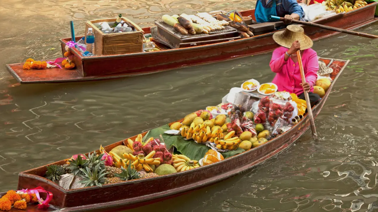 Floating market, Bangkok