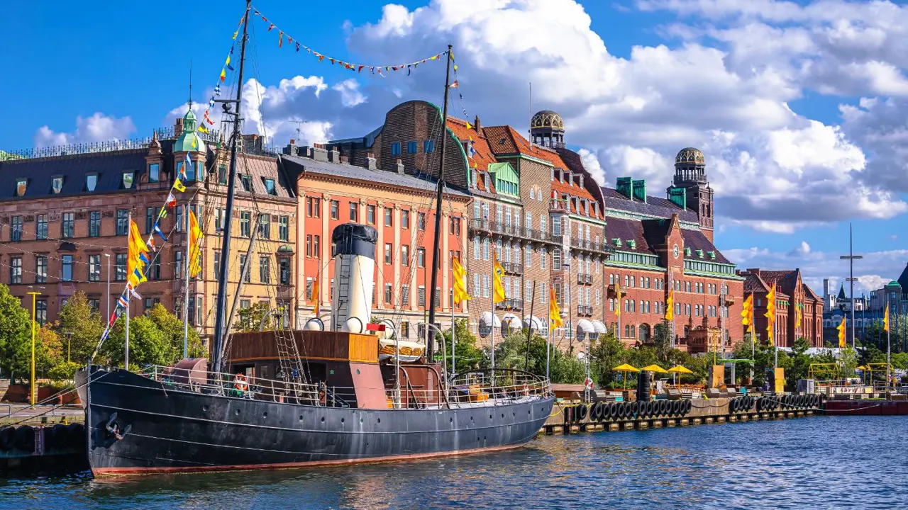 The waterfront in Malmo, Sweden