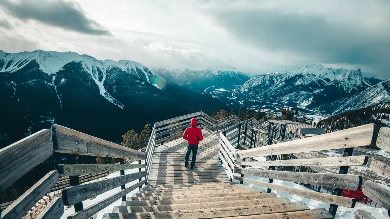 Rocky Mountains from Sulphur Mountain
