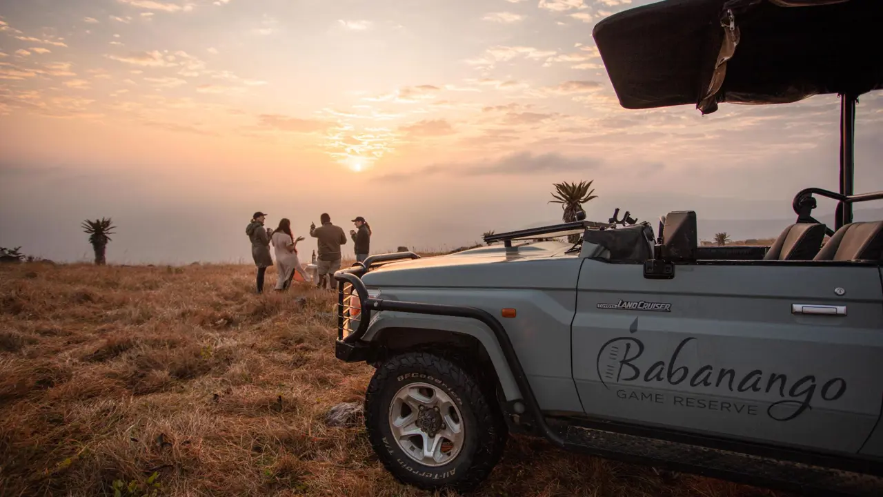 Babanango Game Reserve, morning coffee stop