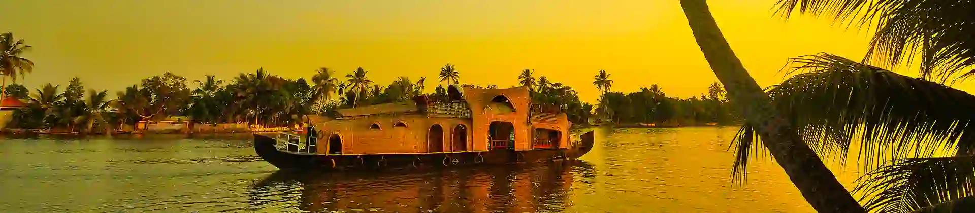 Houseboat, Kerala, India