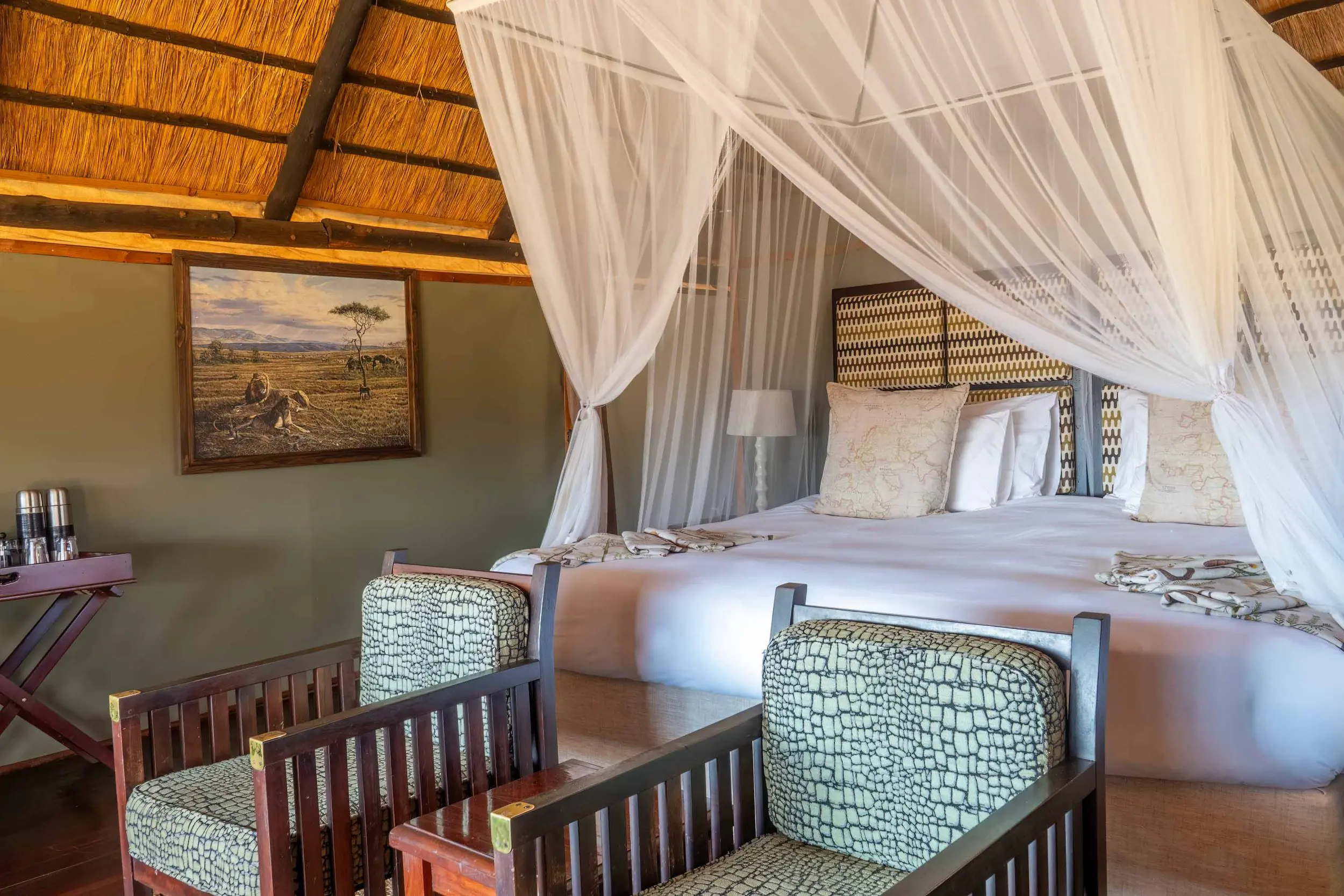 Ivory Safari Lodge, Hwange National Park, bedroom