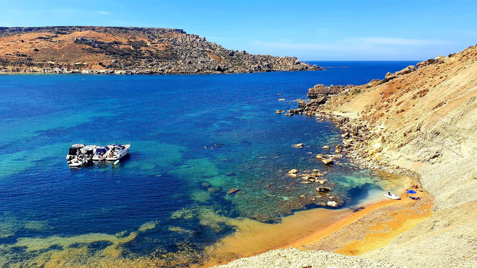 Ġnejna Bay, Mġarr, western coast of Malta