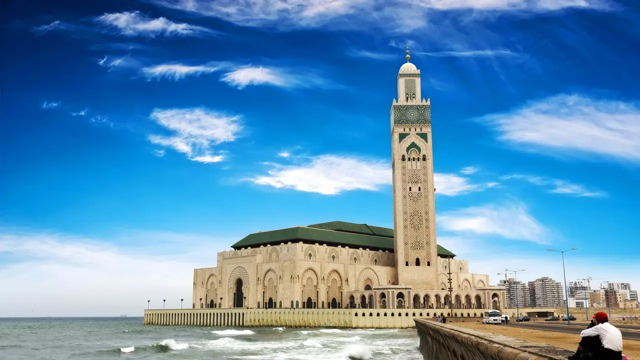 Sh 212292862 The Hassan Ii Mosque In Casablanca Morocco