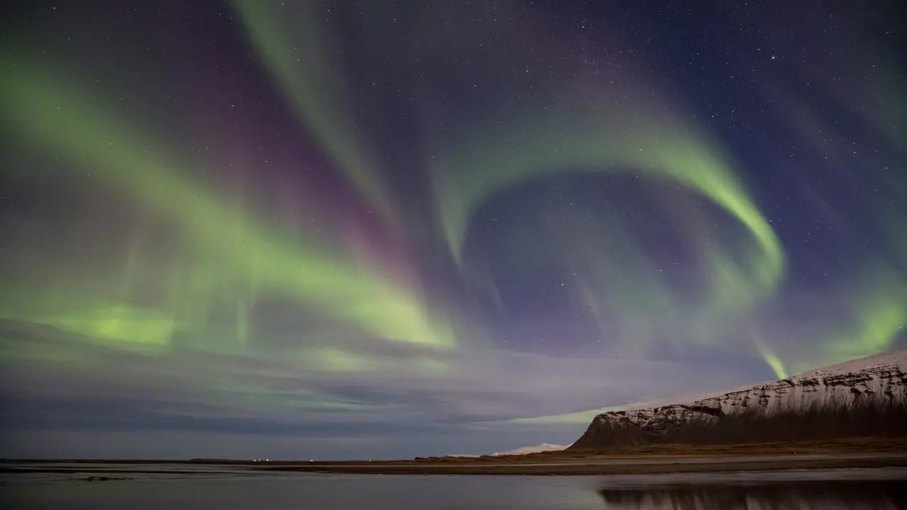 Northern Lights or Aurora Borealis, Iceland