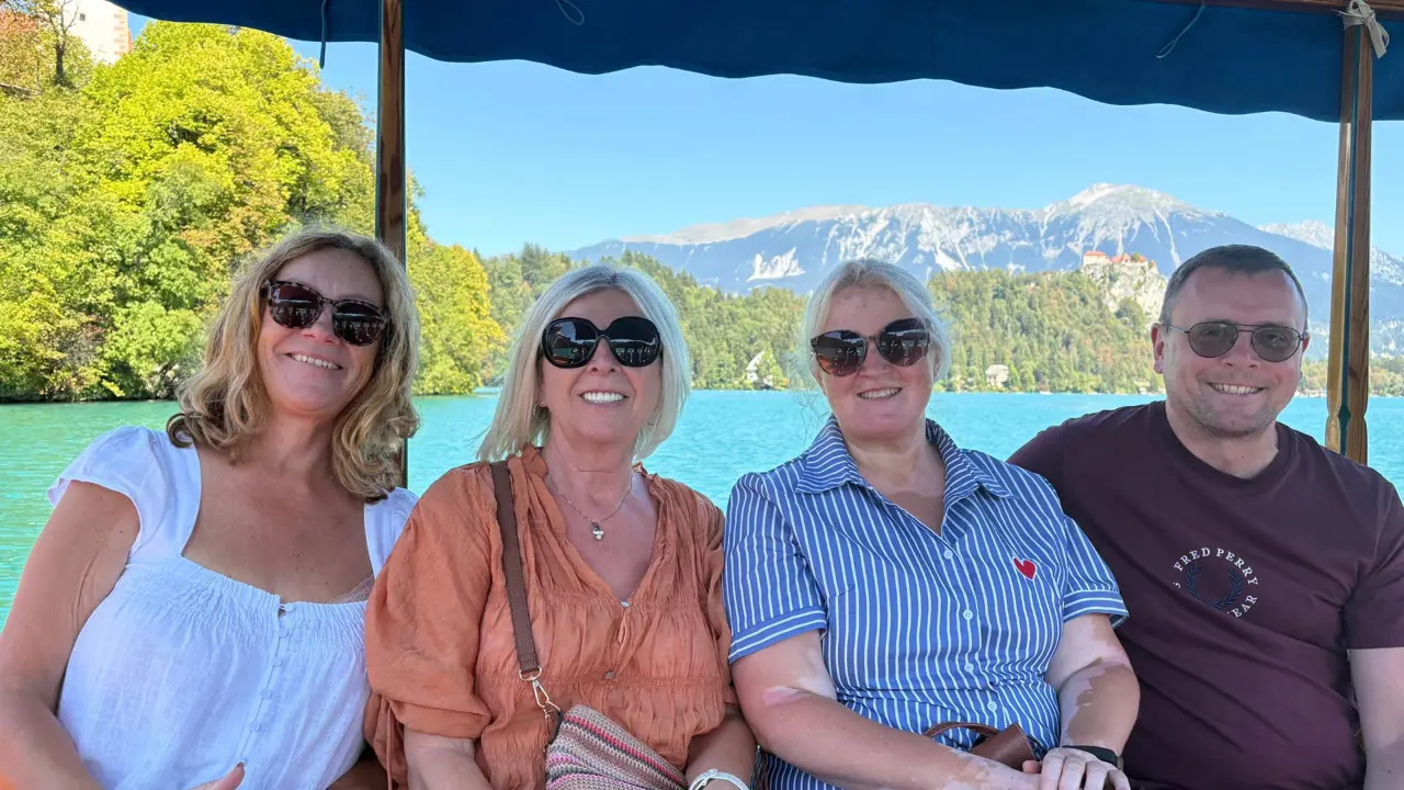 NMH customers on Lake Bled