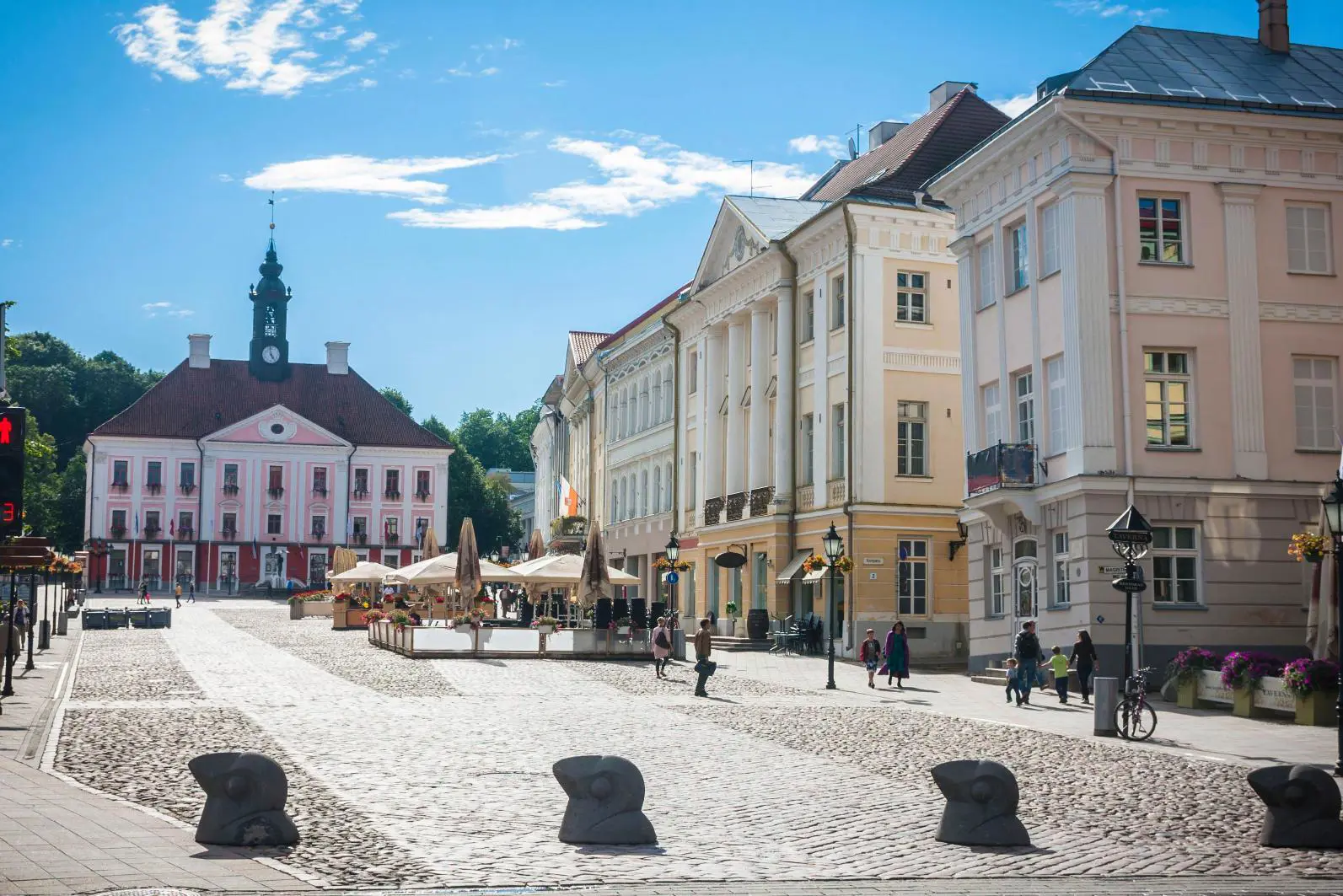 Town Hall Square, Tartu, Estonia