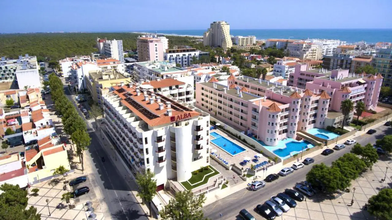 Hotel Alba, Monte Gordo, Exterior