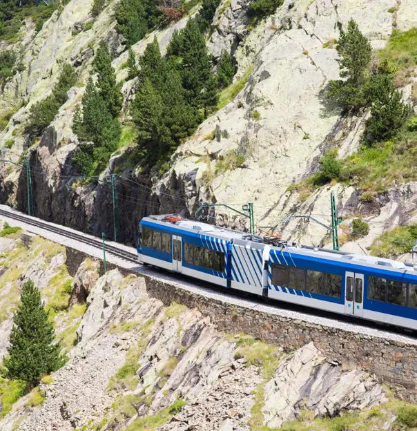 Nuria Rack Railway, Catalan Pyrenees, Spain