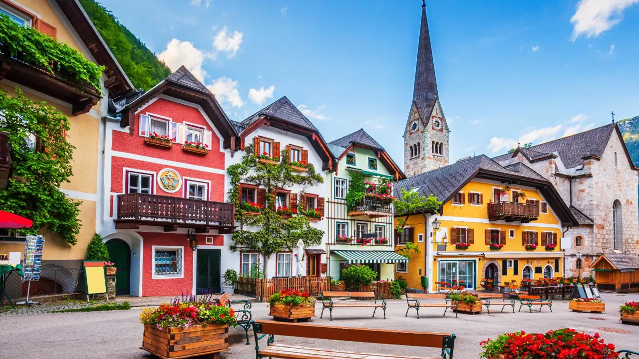 Main square, Hallstatt