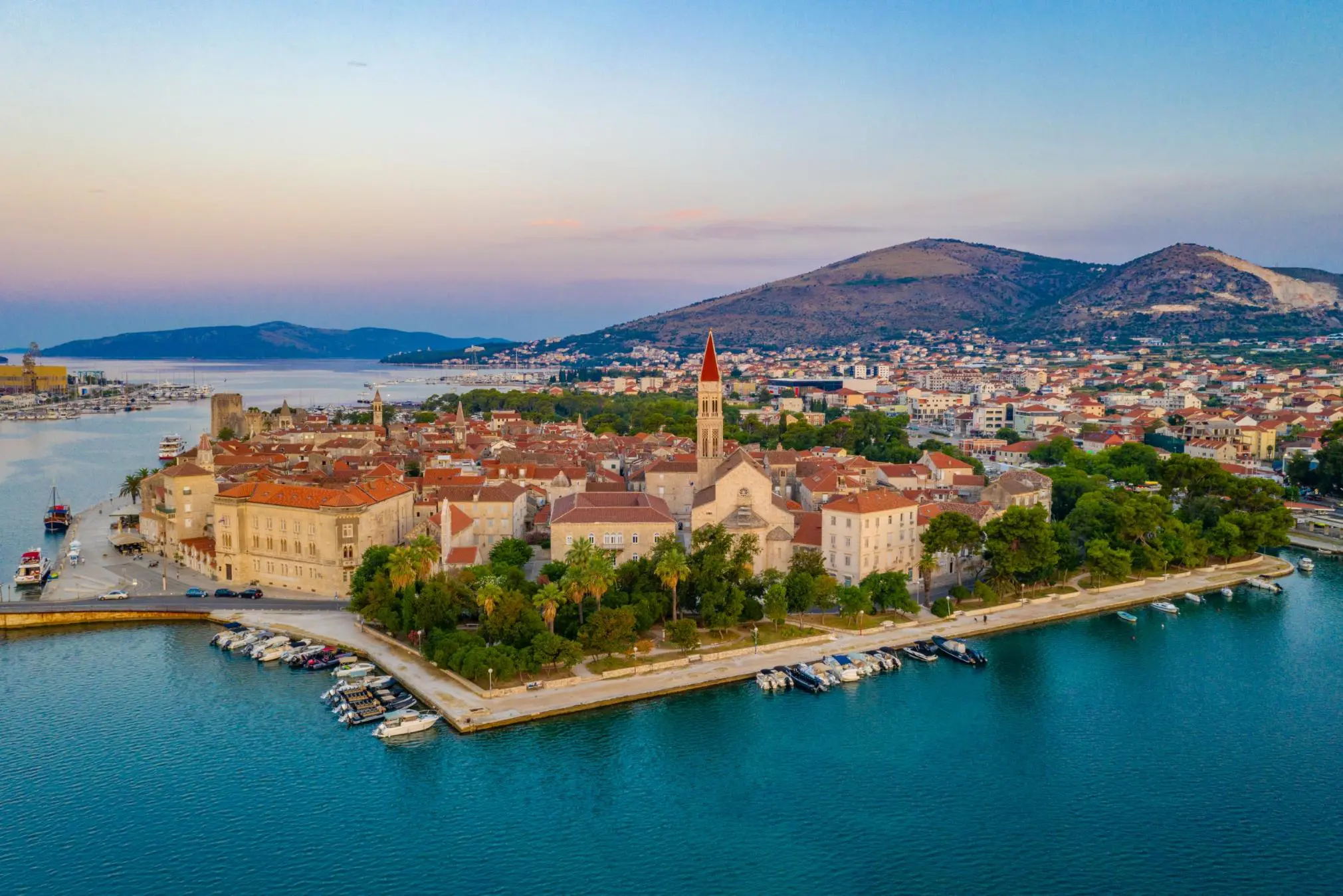 Trogir at sunrise, Croatia