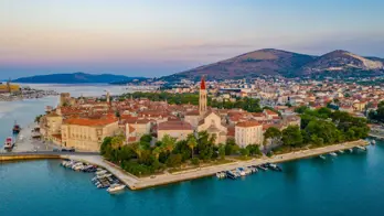 Trogir at sunrise, Croatia