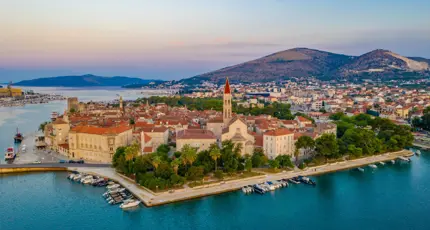 Trogir at sunrise, Croatia