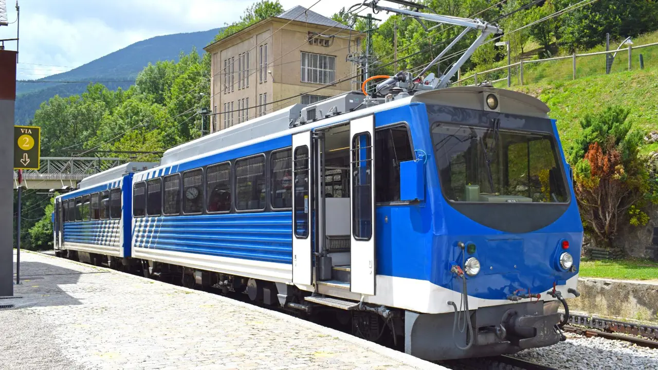 Nuria Rack Railway, Vall De Nuria, Catalonia, Spain
