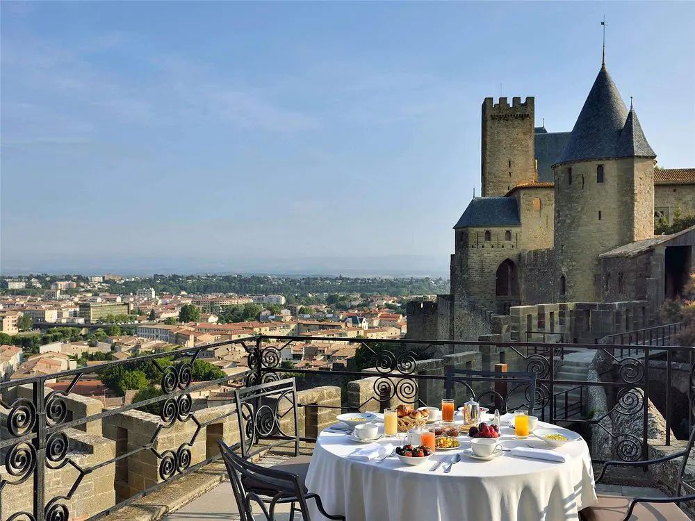 Hotel De La Cité, Carcassonne, Terrace