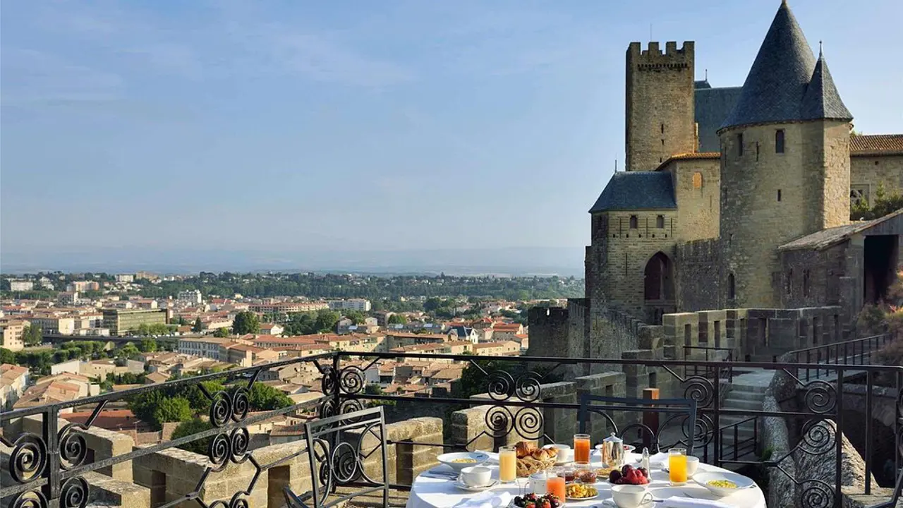 Hotel De La Cité, Carcassonne, Terrace