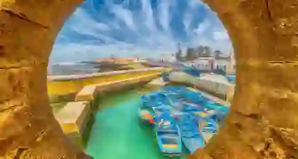 Old fortress and fishing port of Essaouira,