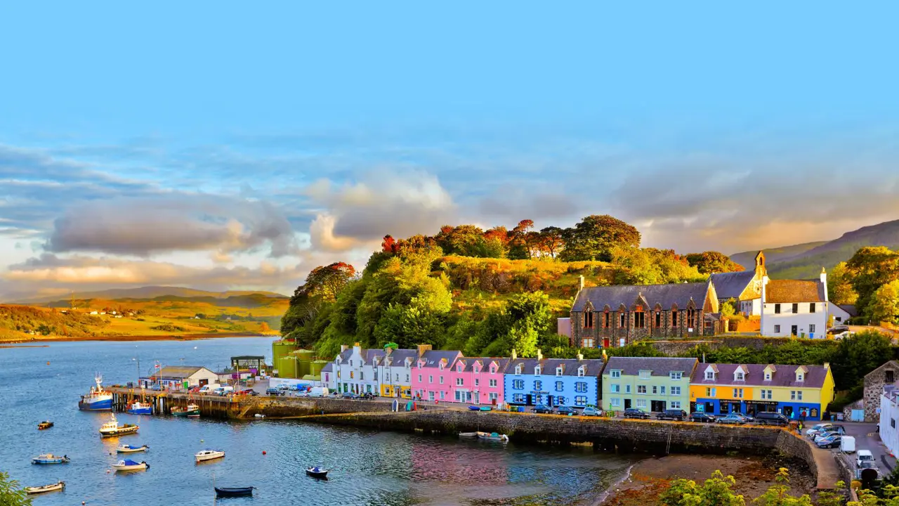 Portree at Sunset, Isle of Skye