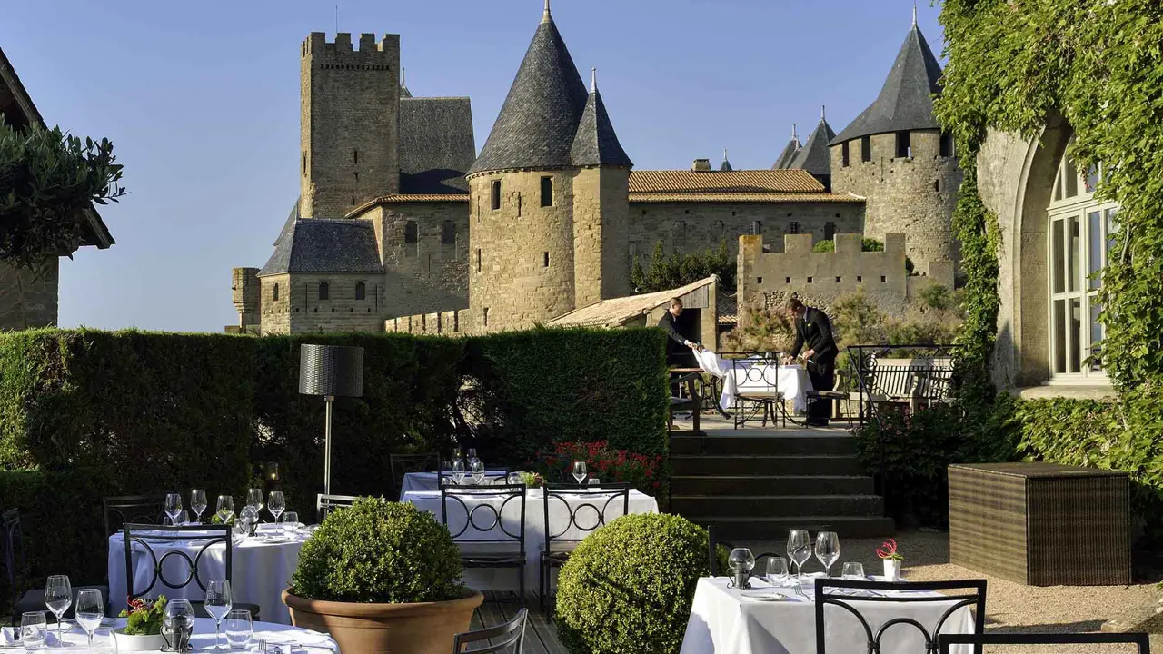 Hotel de la Cité, Carcassonne, Terrace Dining