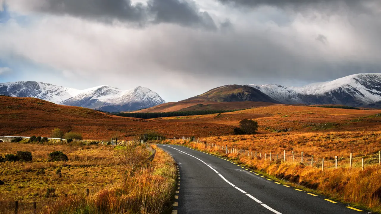 Road in Connemara, County Galway