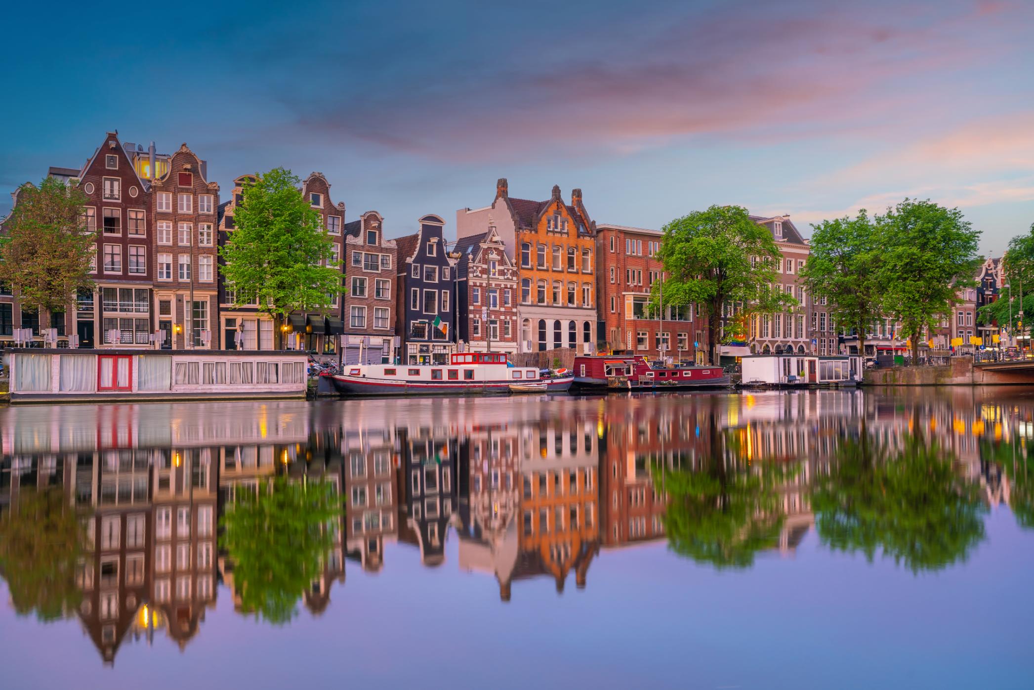 Amsterdam at Sunset, Netherlands