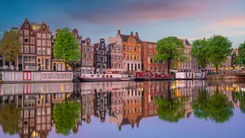 Amsterdam at Sunset, Netherlands