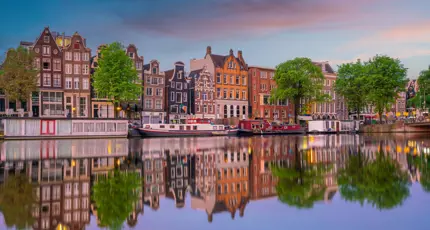 Amsterdam at Sunset, Netherlands