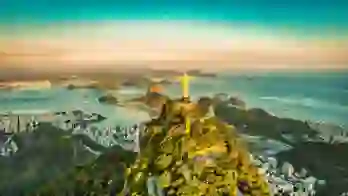 Aerial View of Rio De Janiero