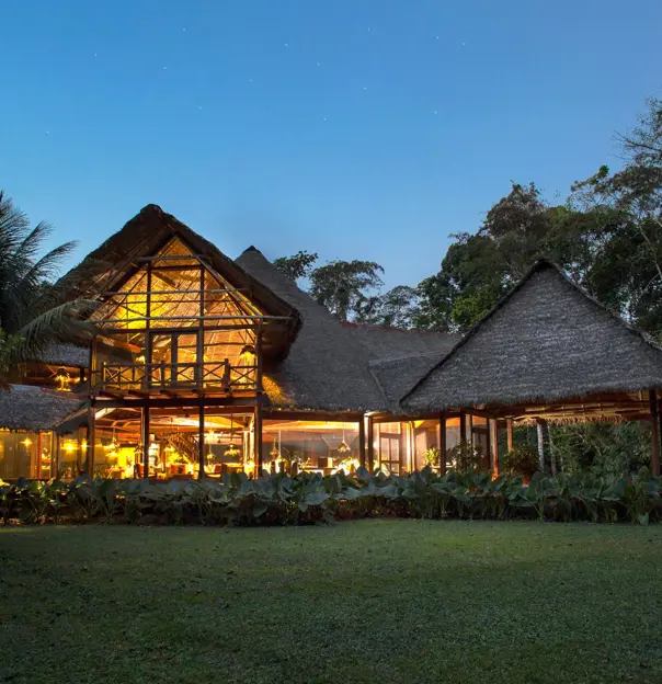 Exterior view of Inkaterra Reserva Amazonica in Puerto Maldonado