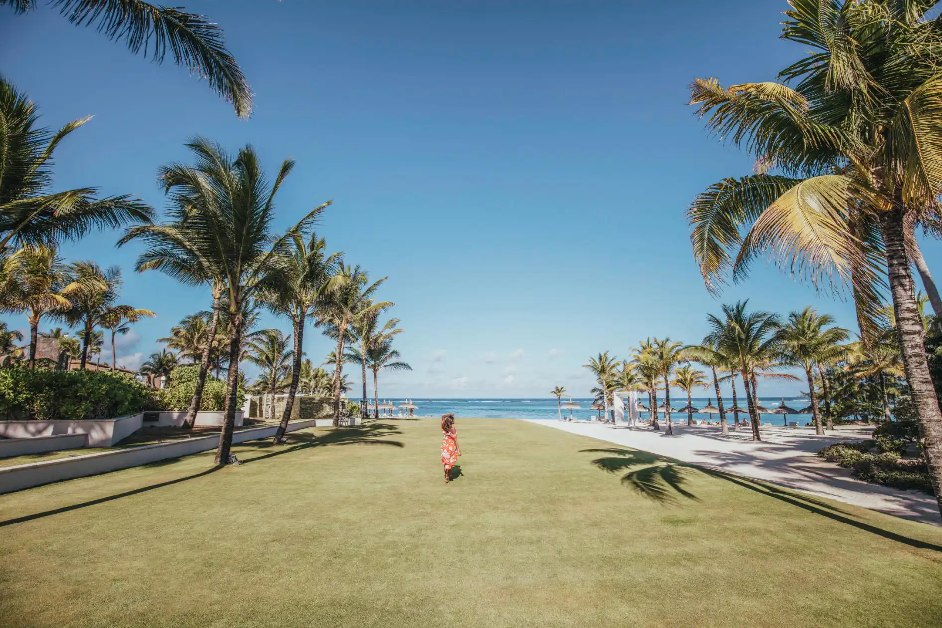 Long Beach Resort, Mauritius, gardens