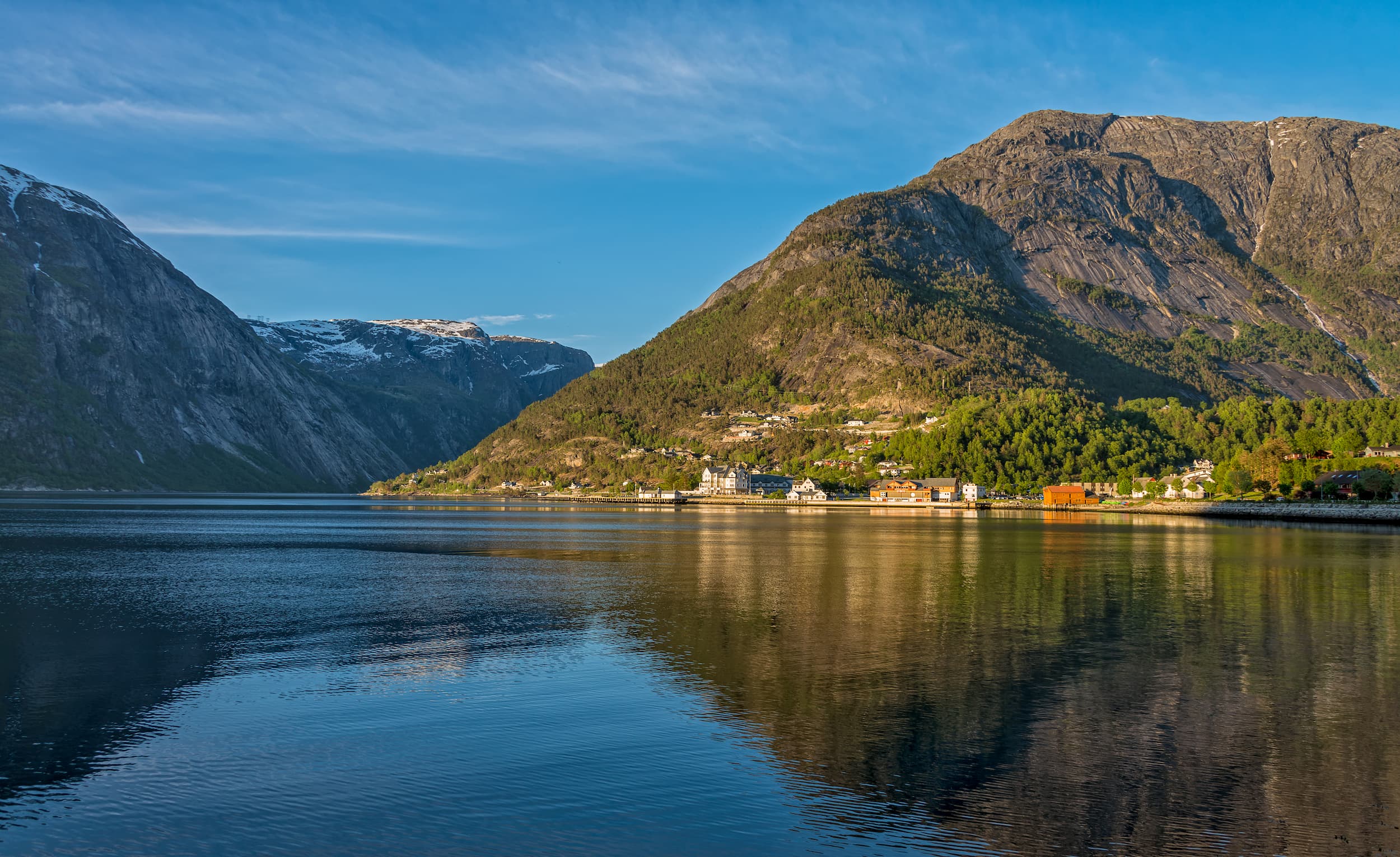 Eidfjord town, Norway