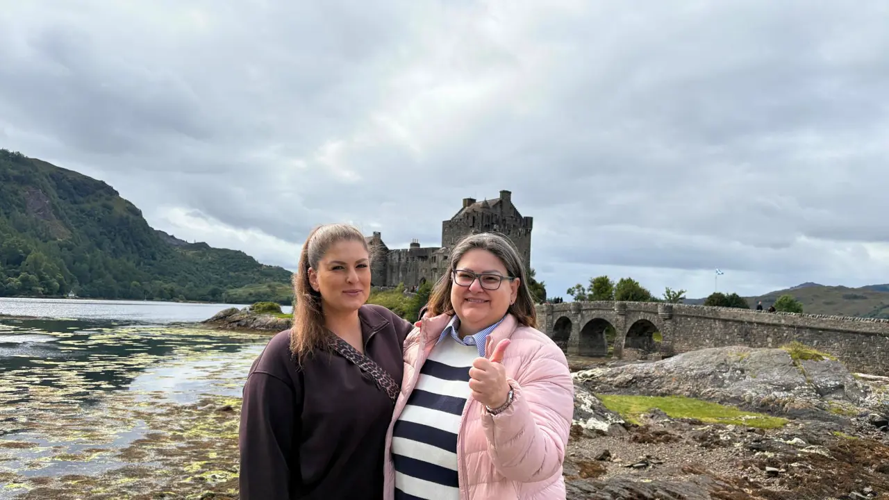NMH customers at Eilean Donan Castle
