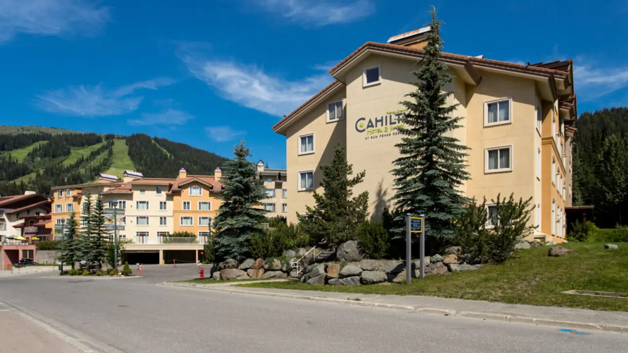Nancy Greene’s Cahilty Lodge, Sun Peaks, exterior