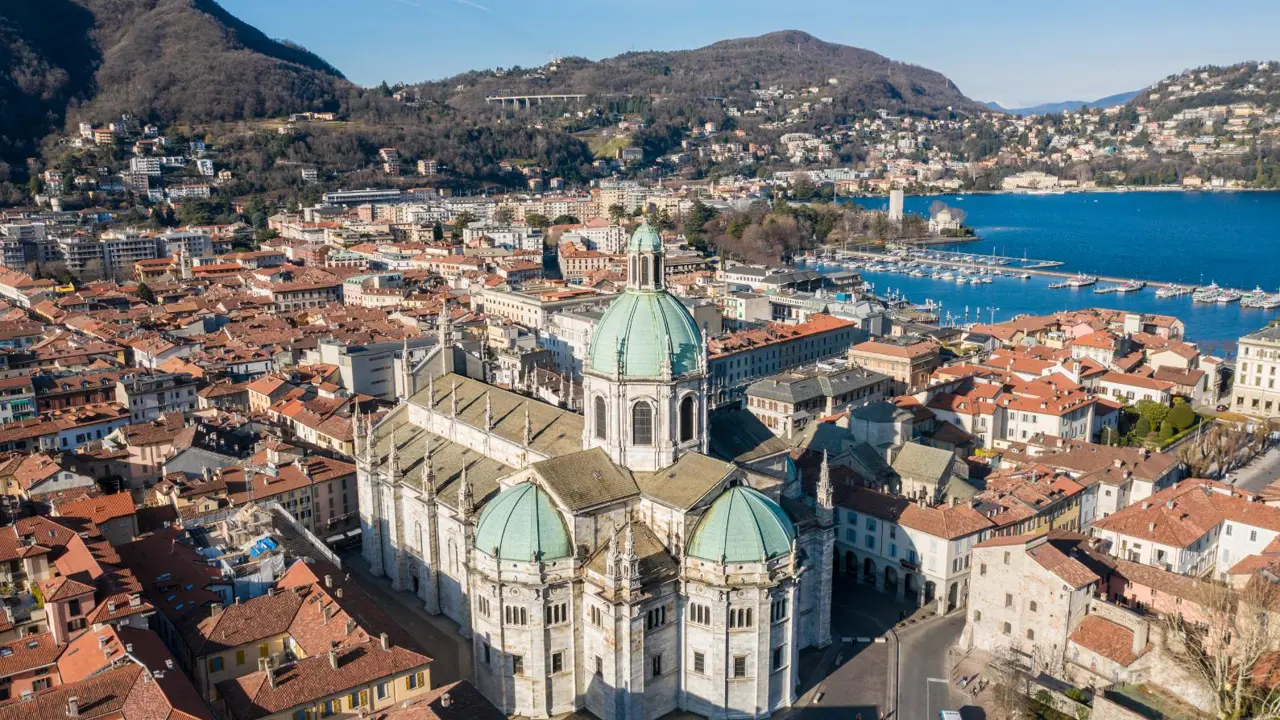 Como Cathedral and town, Lake Como