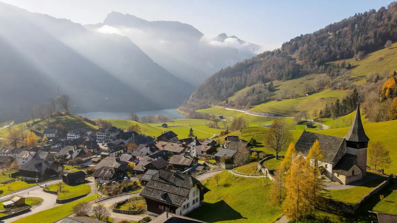 Chateau d'Oex, Vaud Alps, Switzerland